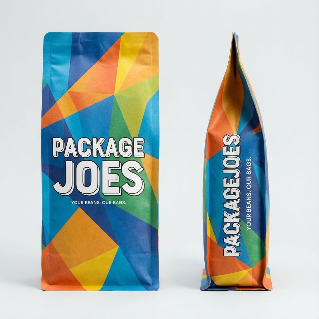 Custom-Printed Flat Bottom Bags